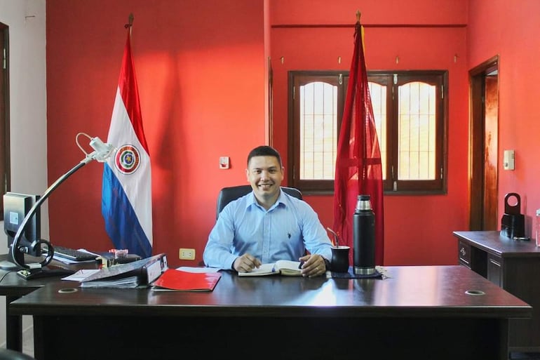 Osmar Brítez Jara, intendente de Mauricio José Troche. Foto de archivo.