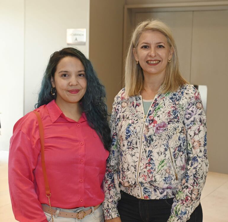 Daisy Arias y Silvana Recalde.