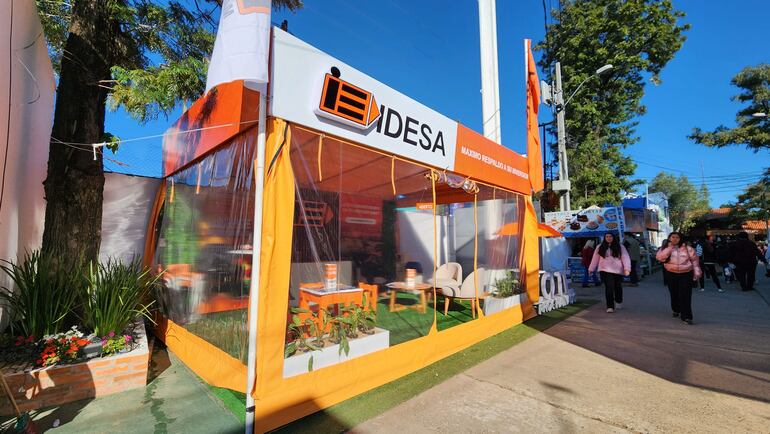 Hasta el 21 de julio, el público puede visitar el stand de IDESA en la Expo de Mariano Roque Alonso.
