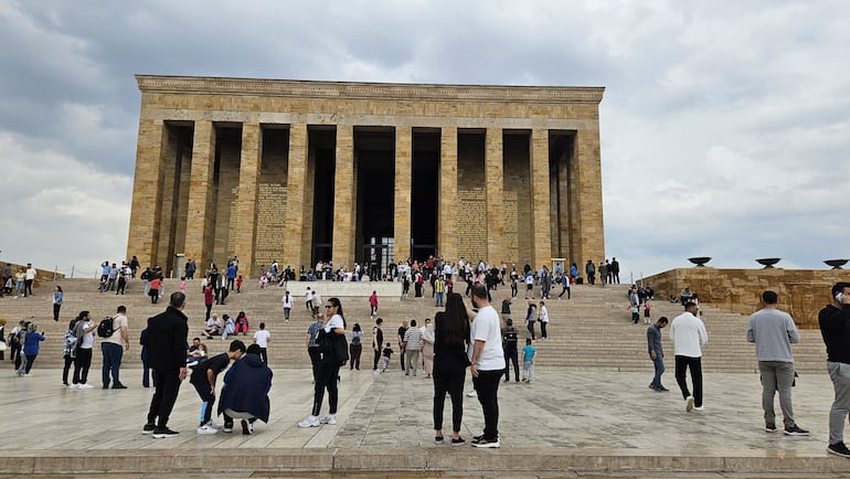 Mausoleo de Kemal Ataturk, en Ankara, Turquía.