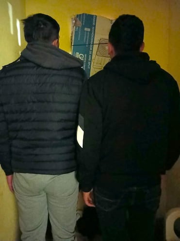 Los dos jóvenes involucrados en abigeato en Acahay.