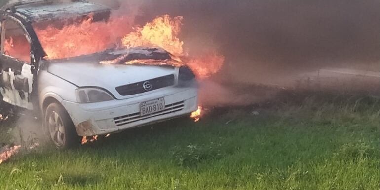 Incendio de Vehículo.