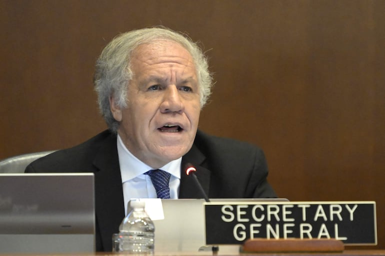 El secretario general de la Organización de Estados Americanos (OEA), Luis Almagro.