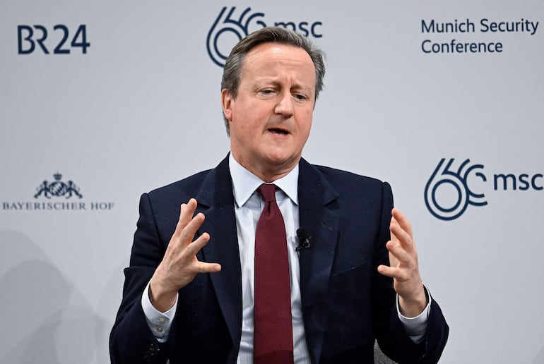 David Cameron, ministro de Relaciones Exteriores del Reino Unido.