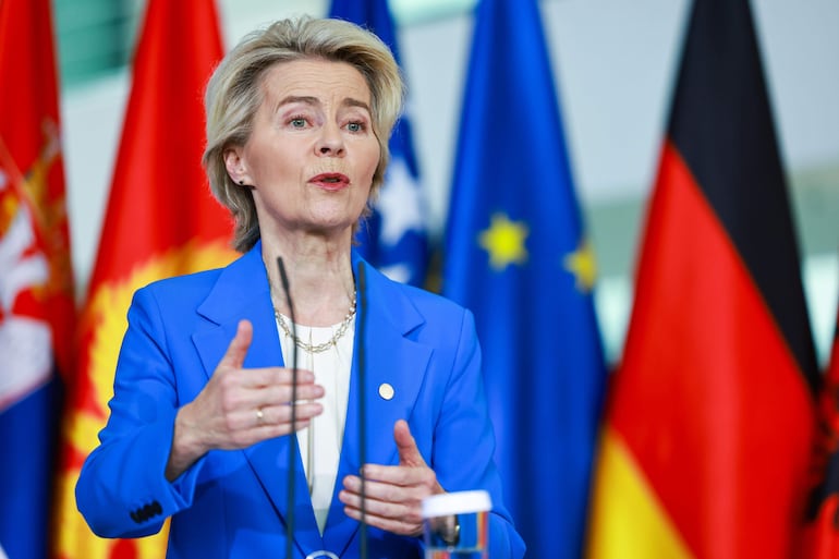 La presidenta de la Comisión Europea, Úrsula von der Leyen.