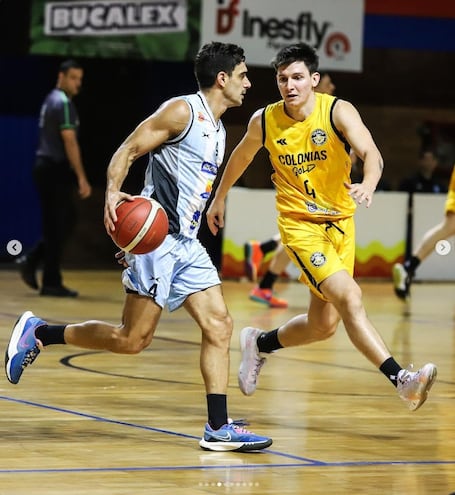 Nicolás Paletta de San José, frente al colono Lucas Landi.