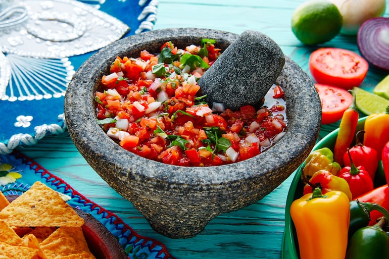 Salsa pico de gallo.