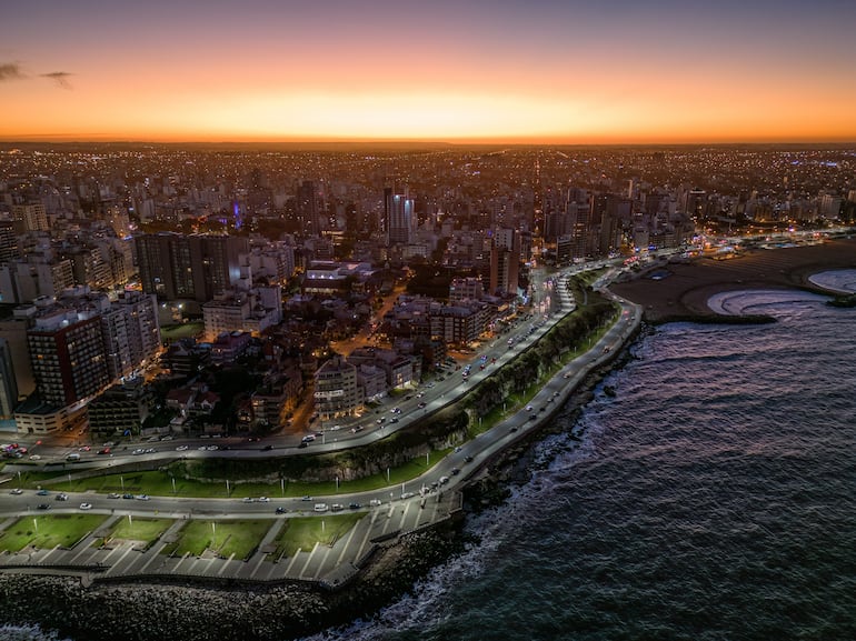 Atardecer en Mar del Plata