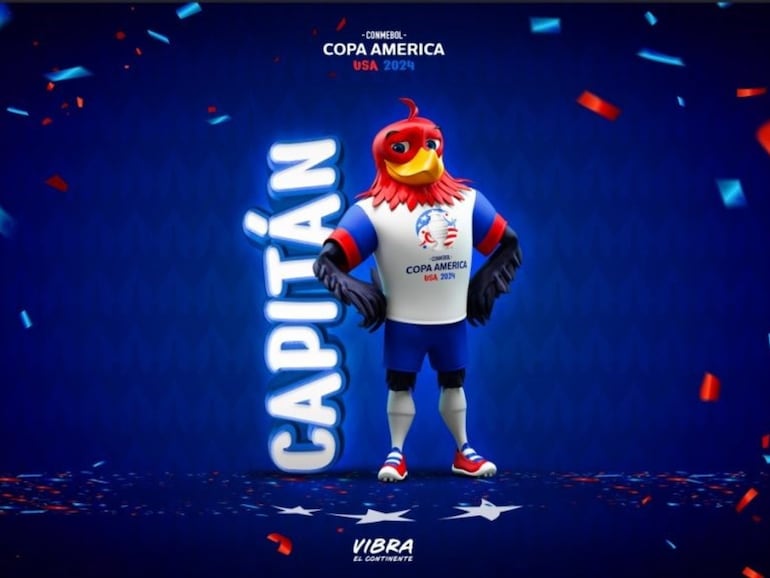 Capitán es la mascota oficial de la Copa América 2024.