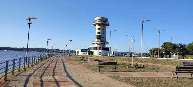 Costanera y Mirador, sobre el arroyo Potïy, uno de los sitios más atractivos y concurridos de Cambyreta. Aquí se realizará el festival aniversario.