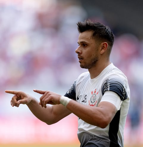 Ángel Romero suma 10 goles en el año con el Corinthians.