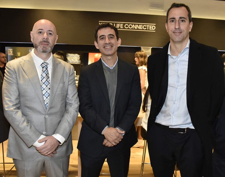 Maaty Rahal, Pablo Báez y Gonzalo Ramos.