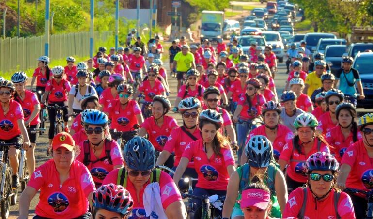 El paseo ciclístico por el Día de la Mujer en Bicicleta iniciará y culminará en el Shopping Mariscal.