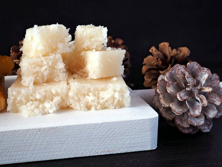 Turrón de coco.