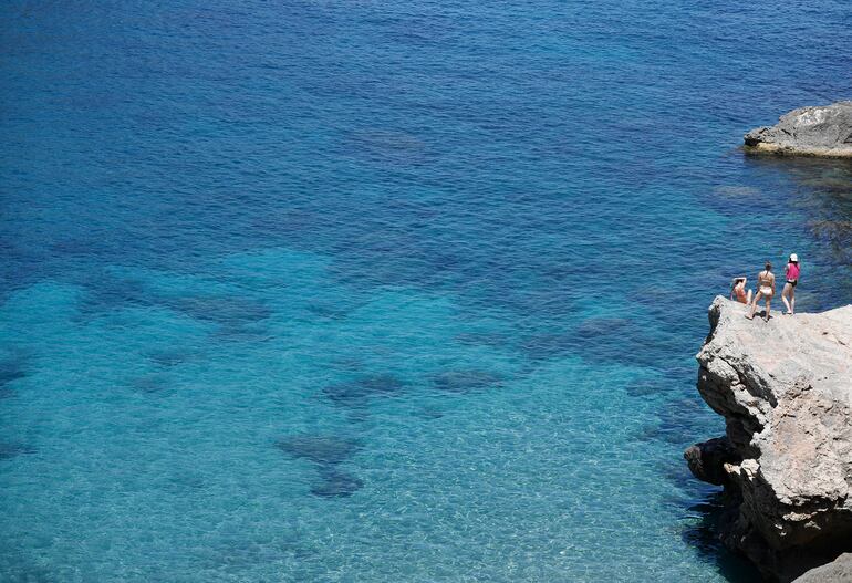 Las temperaturas en el Mar Mediterráneo también se elevan.