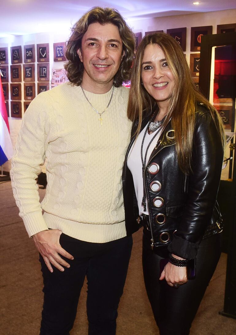 Joseph Zakhia y Sonia Villalba.