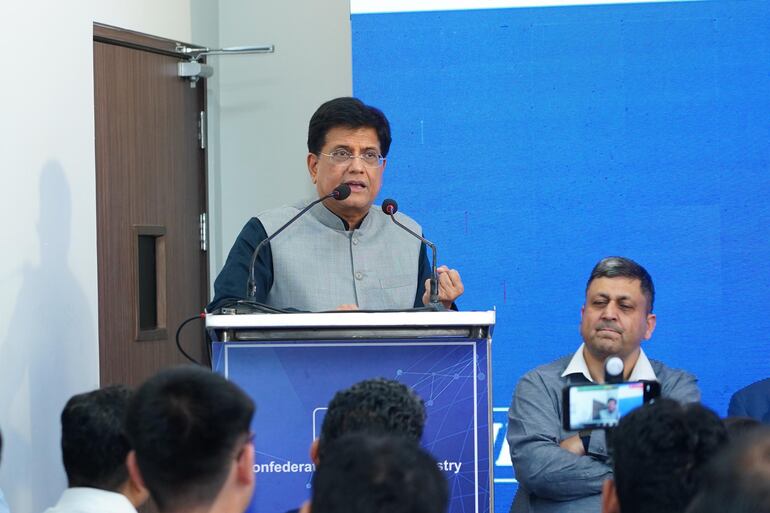 Piyush Goyal, ministro indio de Comercio. (Twitter)