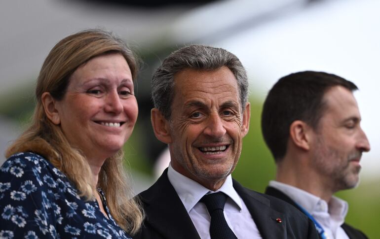 El expresidente francés Nicolas Sarkozy esperando el inicio de la Ceremonia Inaugural de los Juegos Olímpicos París 2024.
(EFE/EPA/Joel Marklund / POOL)
