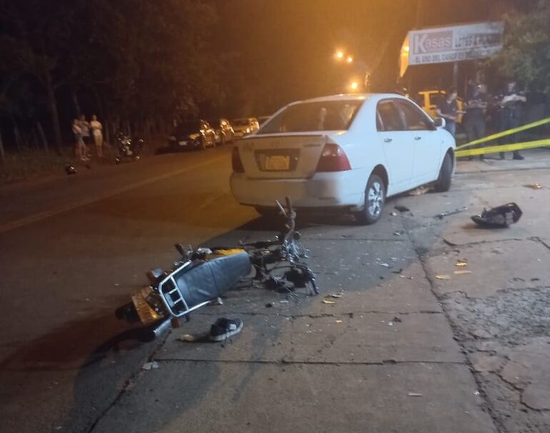 Accidente de tránsito fatal en San Juan del Paraná.