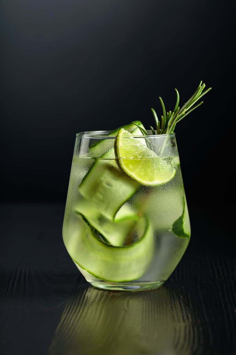 Gin tonic con pepino.