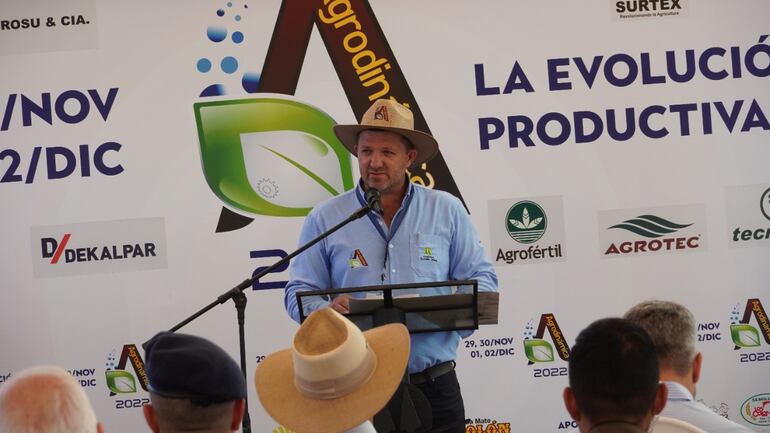 Miguel Andreiuk, presidente de la comisión organizadora de Agrodinámica 2023.