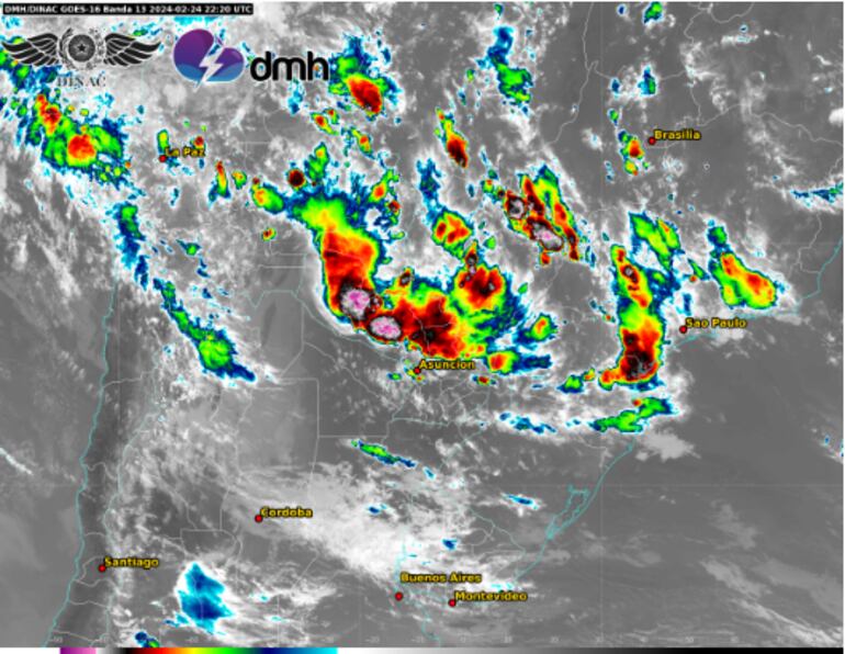 Alerta meteorológica para la noche de este sábado.