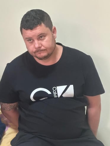 William Pereira Soares, fugitivo brasileño capturado en Pedro Juan Caballero.