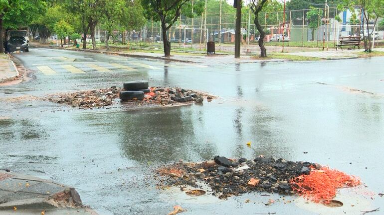 En estas condiciones está la calle 21 proyectadas.