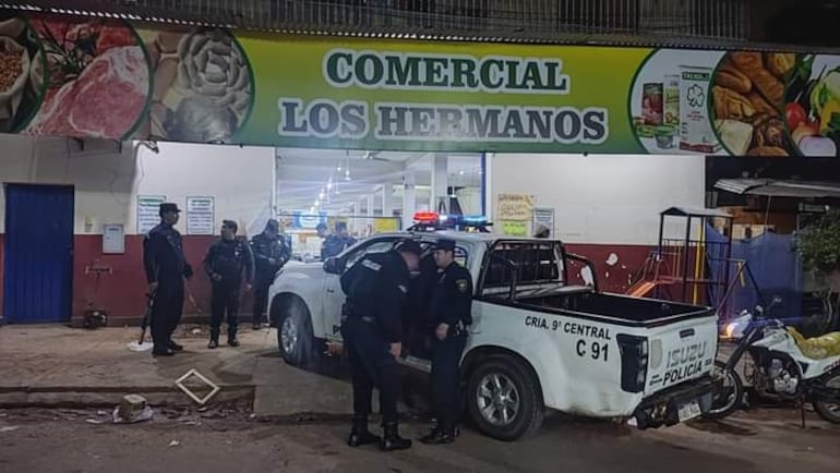 Asalto a comercial Los Hermanos de Limpio.