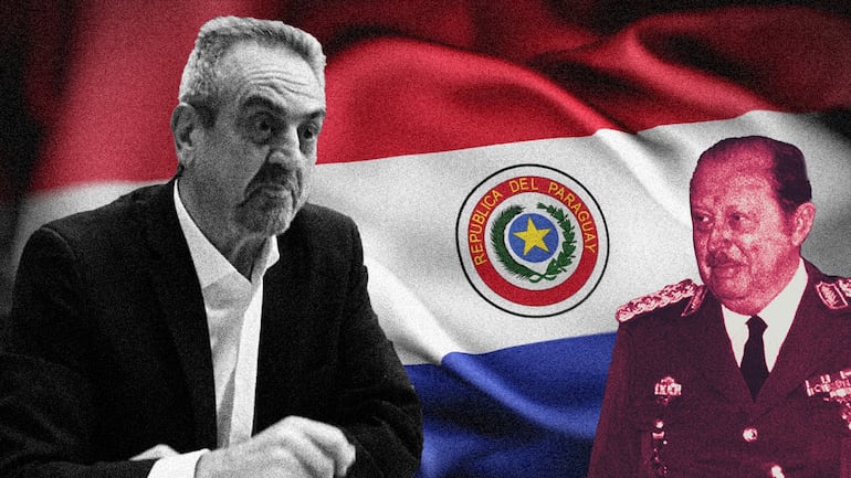 Yamil Esgaib plantea volver a utilizar la bandera con el escudo que introdujo el dictador Alfredo Stroessner.