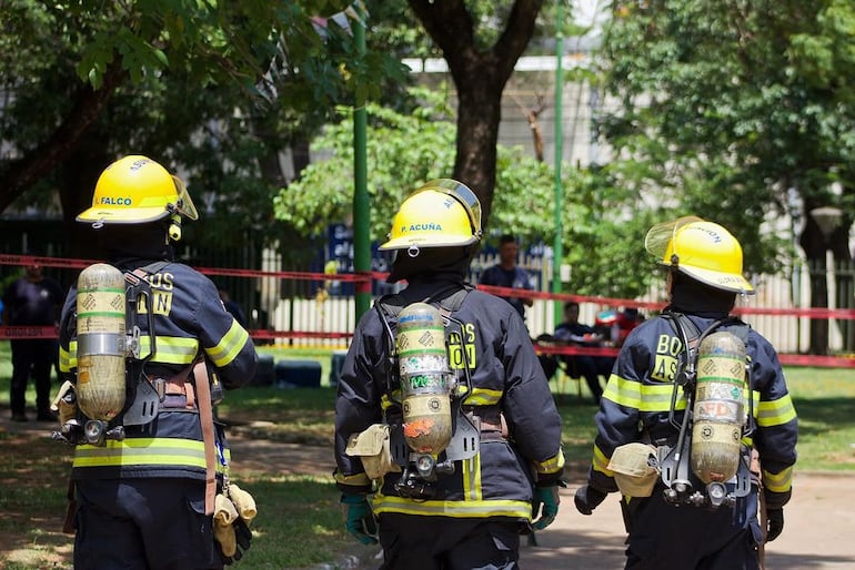 Imagen ilustrativa: Bomberos de Asunción.