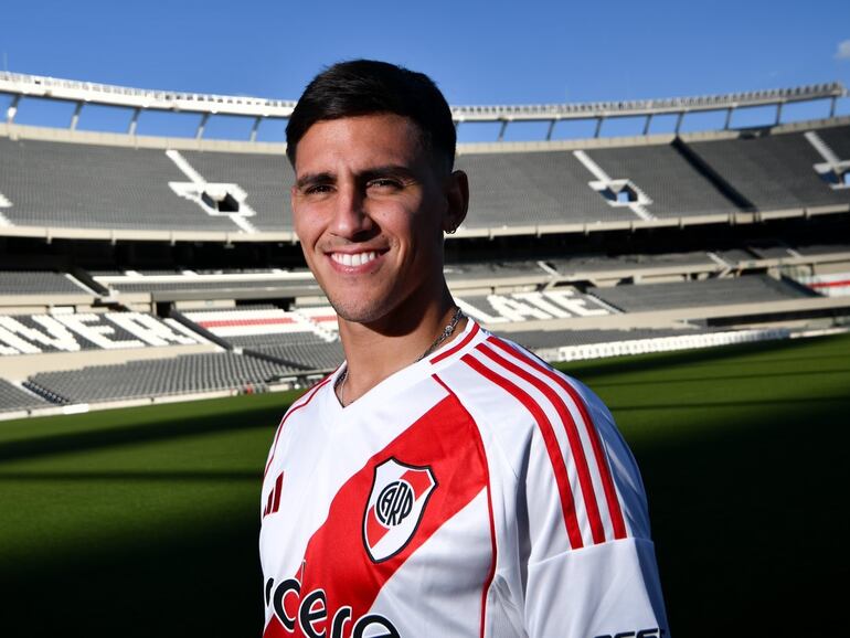 Matías Rojas, futbolista paraguayo de River Plate.