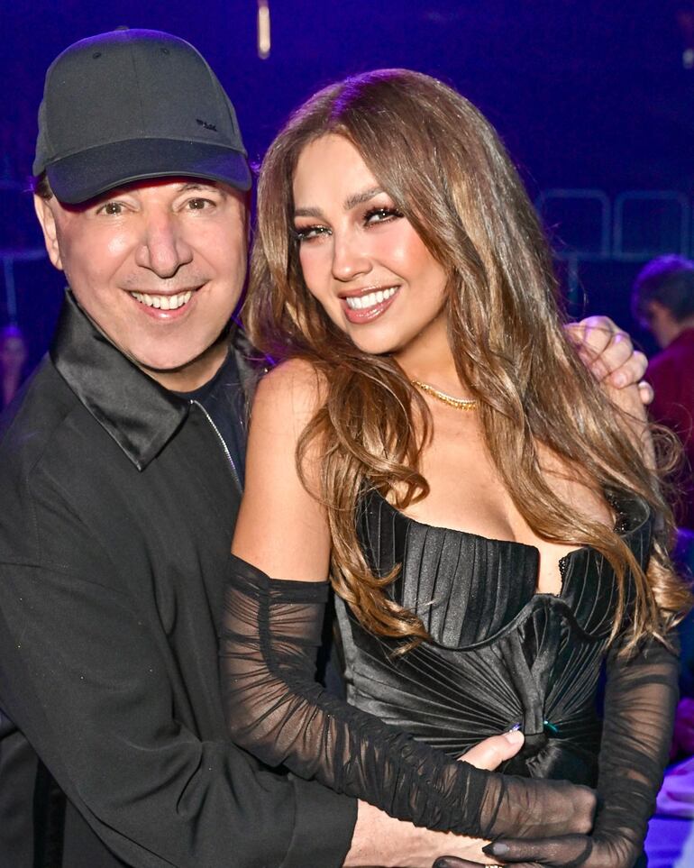 La bella Thalía con su marido Tommy Mottola. (Instagram/Tommy Mottola)