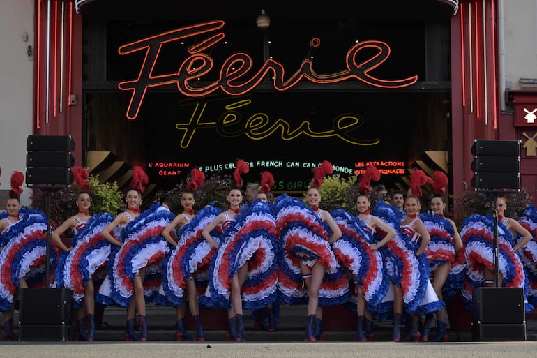 Bailarinas del cabaret Moulin Rouge