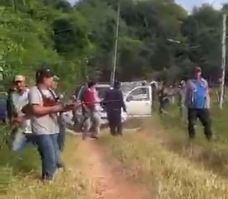 Enfrentamiento entre mineros y yerbateros.