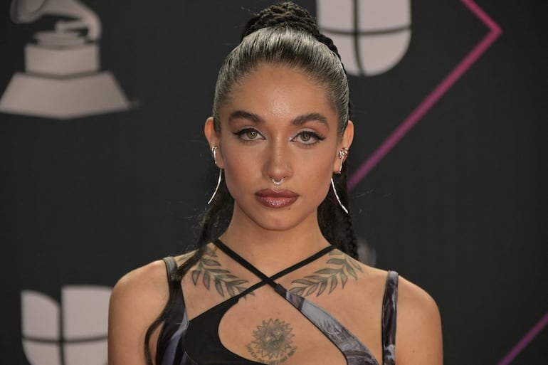 María Becerra en los vigesimosegundos Latin Grammys en Las Vegas, Nevada el 18 de noviembre de 2021.