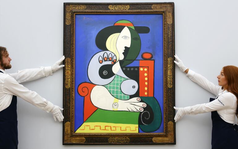 La dama del reloj de Picasso, llevada a subasta.