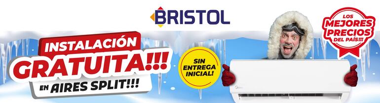 Bristol ofrece instalación gratuita en aires split, para combatir el calor.