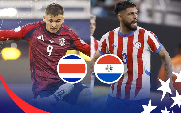 Costa Rica y Paraguay disputan la tercera fecha de la Copa América 2024.