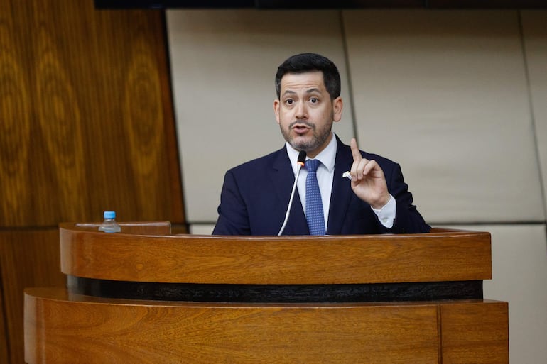 El presidente de la Cámara de Diputados de Paraguay Raúl Latorre.