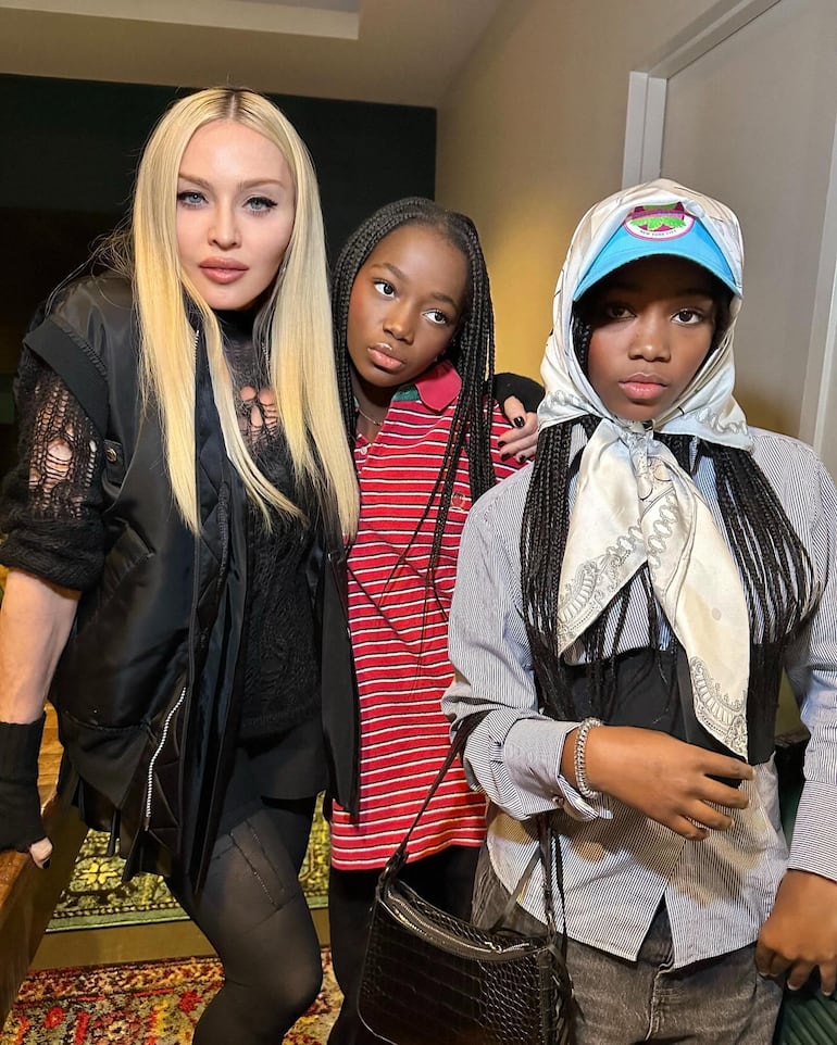 Madonna asistió con sus hijas Stella y Estere al concierto de Billie Eilish en el Madison Square Garden. 
(Instagram/Madonna)