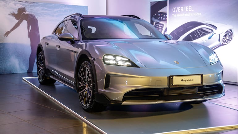 El nuevo Porsche Taycan eléctrico ofrece una amplia autonomía de más de 600 kilómetros.