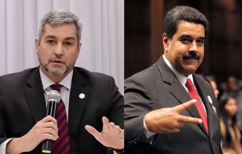 Mario Abdo Benítez y Nicolás Maduro se enfrentaron en varias ocasiones.