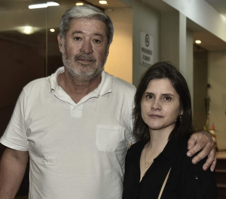 Luis Burguez y Laura Maciel.