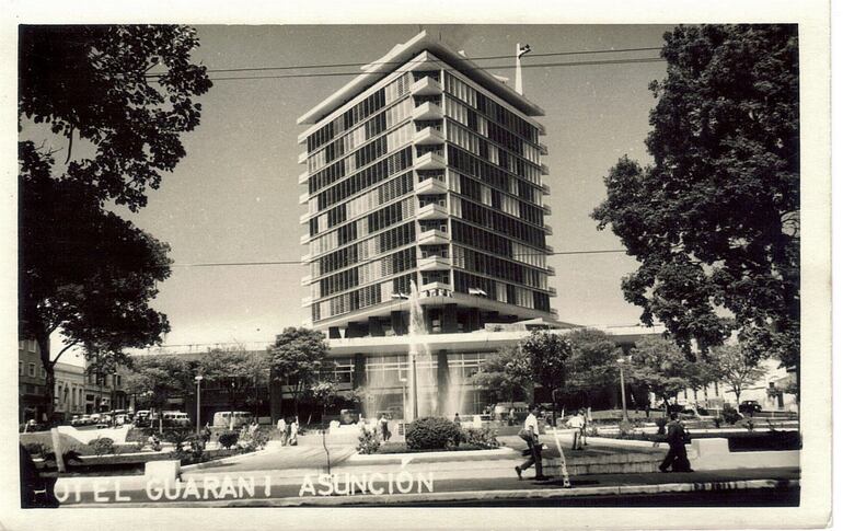 El Hotel Guaraní, en los años sesenta.