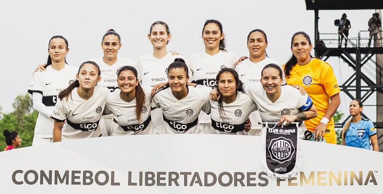 Formación principal de Olimpia que compite en la Copa Libertadores Femenina 2024