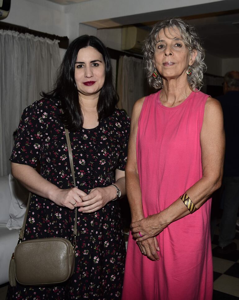 Lourdes Franco junto con Rosa Palazón. 