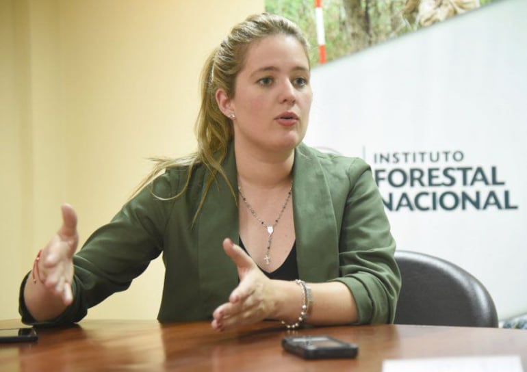 La presidenta del Instituto Forestal Nacional (Infona), Cristina Goralewski.