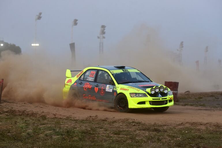 En la RC2NL, Eduardo Salerno y Aníbal García (Mitsubishi Lancer Evo VIII) fueron los mejores.