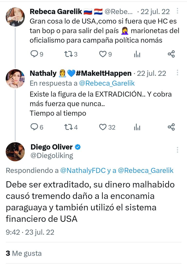 Rápidamente los internautas sacaron el "archivo" de Diego Oliver.